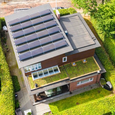 Project Zwolle - Sedumdak vierkant